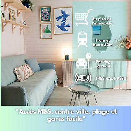 Studio 50M Tram Parking Gratuit 13Min Gare Montpellier Exterior photo